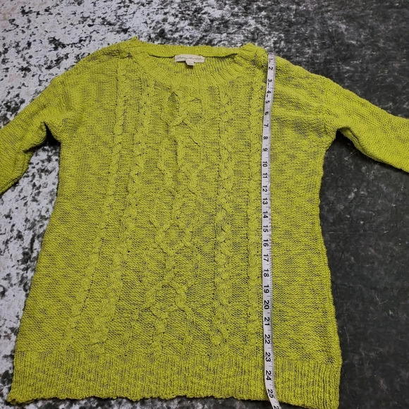 Staring at Stars Cable Knit Neon Sweater - Picture 4 of 6
